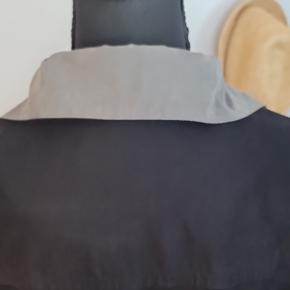 Jones New York Black Trench Coat with Belt - Picture 10 of 14